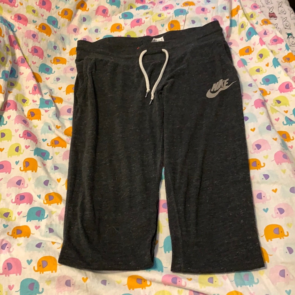 Grey Nike joggers